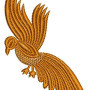 Bird Applique In Embroidery Design 24059