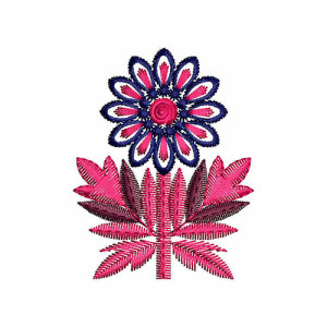 Amazing Flower Petals Applique Embroidery Design 24075