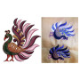 Peacock With Beautiful Feather Embroidery 24126