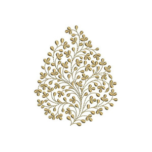 Vine Plant Applique Embroidery Design 24133