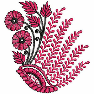 Zany Applique Embroidery Design 24183