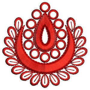 Simple Applique Design In Embroidery 24354
