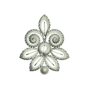 Little Spiral Applique Design In Embroidery 24400