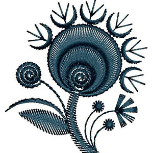 Spiral Design In Applique Embroidery 24447