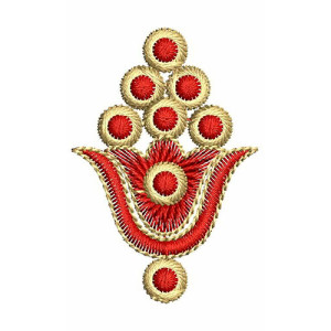 Circles Applique Embroidery Design 24463