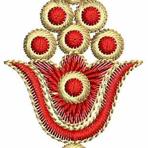 Circles Applique Embroidery Design 24463