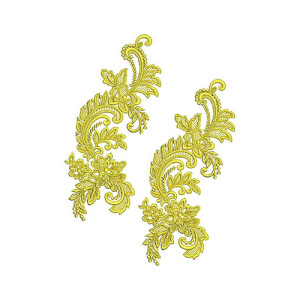 Noticeable Design In Applique Embroidery 24498