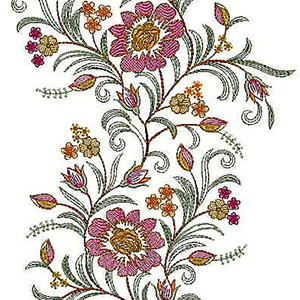 Magnificent Design In Applique Embroidery 24506