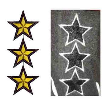 Star Shape Applique Embroidery Design 24588