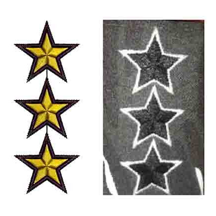 Star Shape Applique Embroidery Design 24588