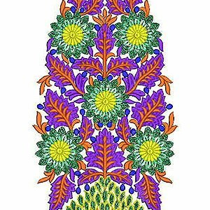 New Stitching Style Kali Embroidery Design 2459