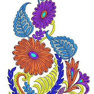 2014 Wall Art Fashion Embroidery Design