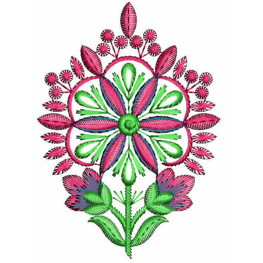 Towel Butta Embroidery Design 24998