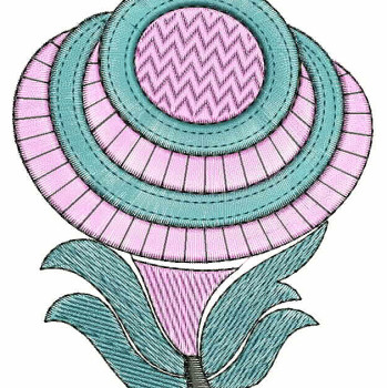 Baby Girl Dress Butta Embroidery Design 25162