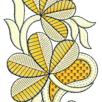 Kurti Pocket Applique Embroidery Design 25166