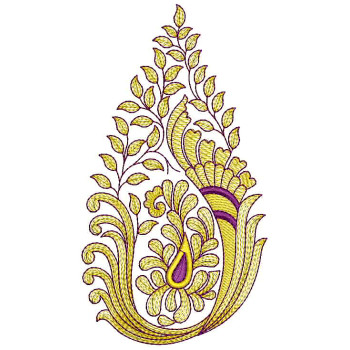 Kurti Applique Embroidery Design 25177