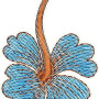 Embroidery Design Flower Hibiscus