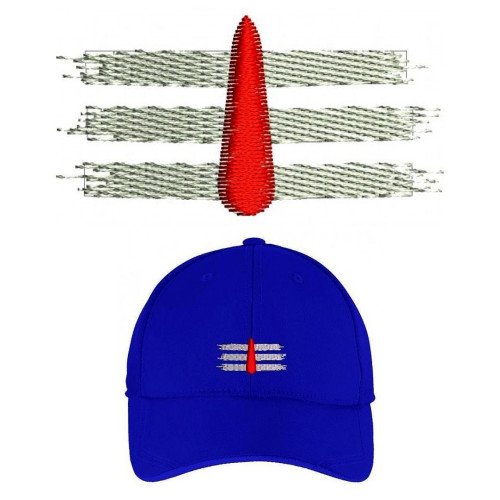 Tripund Tilak Embroidery Design 25455