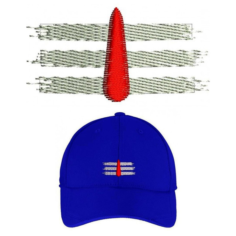 Tripund Tilak Embroidery Design 25455