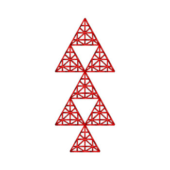 Cross Stitch Type Tree Embroidery Design 25497