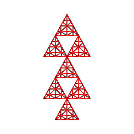 Cross Stitch Type Tree Embroidery Design 25497