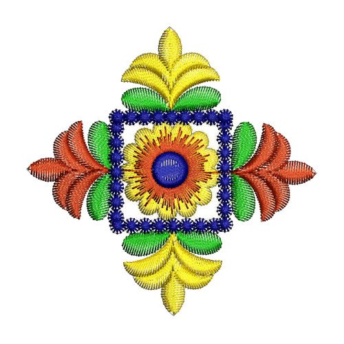 Simple Embroidery Applique Design 25738