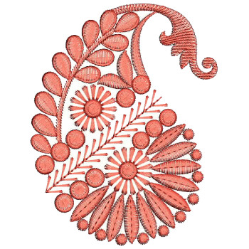 Mango Butta Applique Embroidery Design 25740