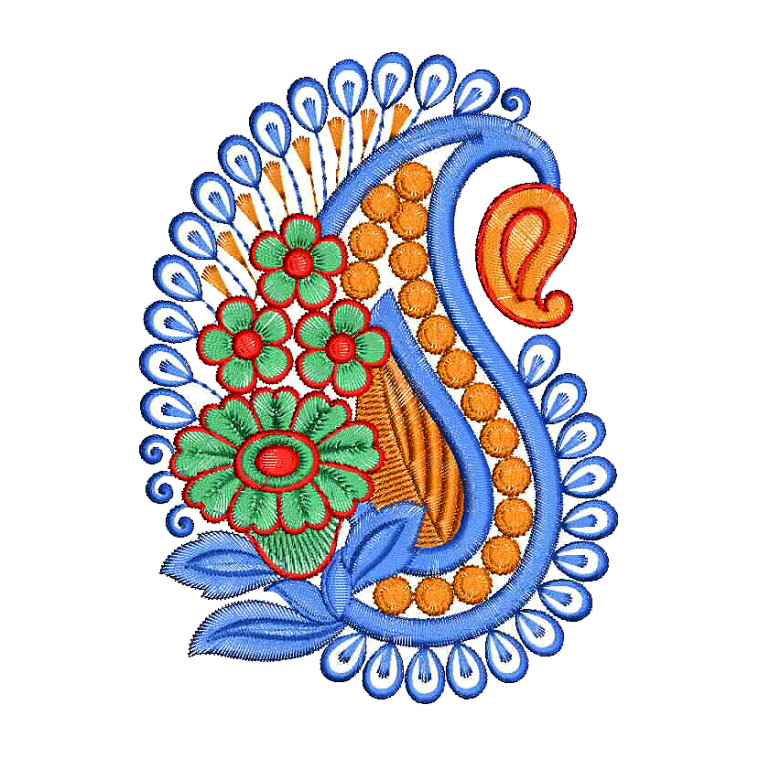 Applique Embroidery Design 25745