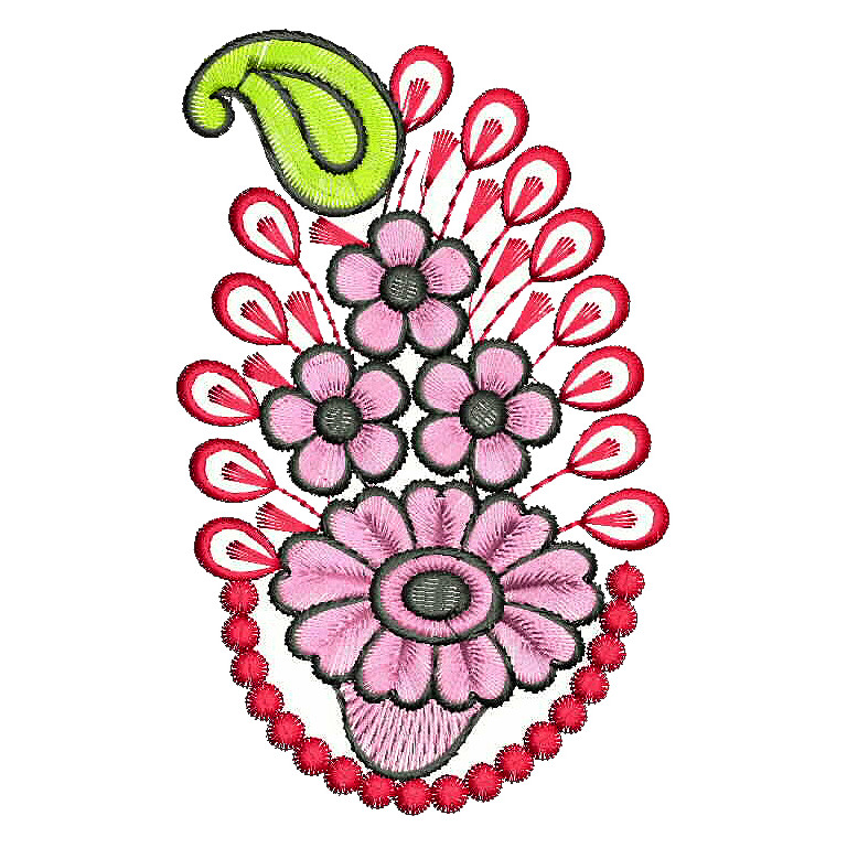 Glorious Applique Embroidery Design 25746