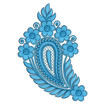 Caftan Butta Paisley Embroidery Design 25764