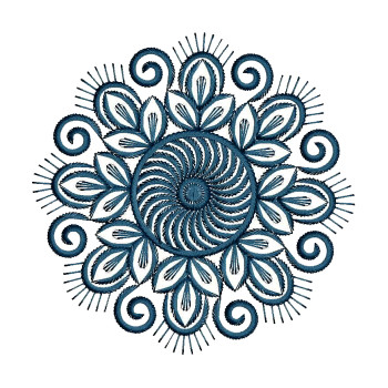 Round Butta Embroidery Design 25770