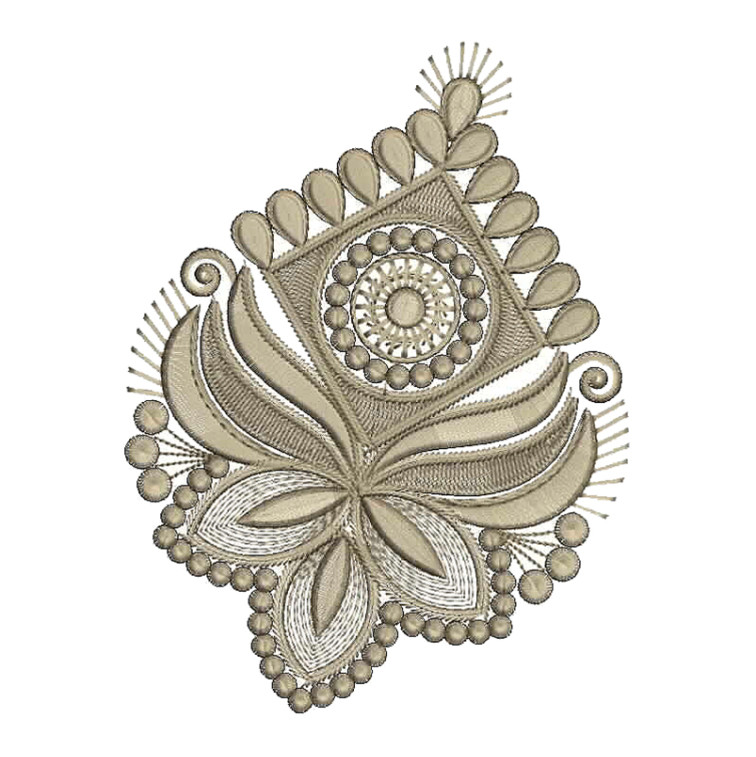 Small Circle Applique Machine Embroidery Design 25792