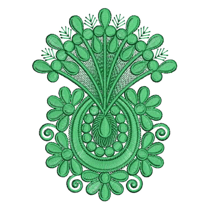 Machine Embroidery Thread Applique 25797