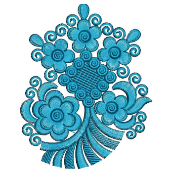 Vintage Applique In Embroidery 25815