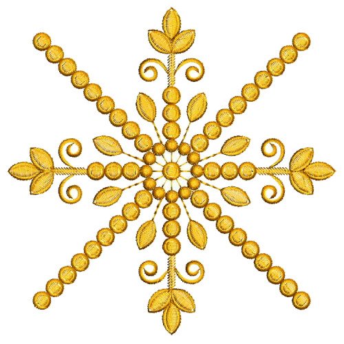 Leaf Applique Embroidery Design 25827