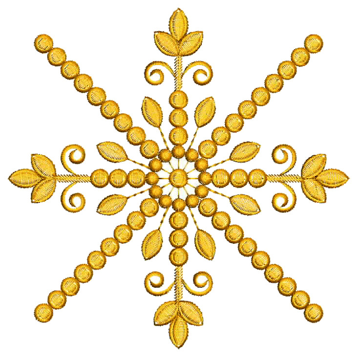 Leaf Applique Embroidery Design 25827