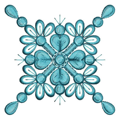 Floral Applique Machine Embroidery Design 25828