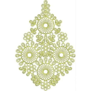 Applique Embroidery Design DST 25916