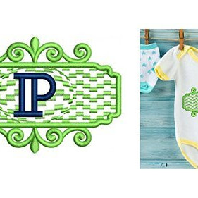 Embossed Towel Embroidery Design 26426