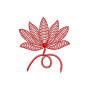 Machine Embroidery Lotus Design 26441