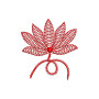 Machine Embroidery Lotus Design 26441