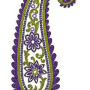 Cording Paisley | Sequin Paisley Embroidery Design 2790