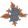 Awesome Floral Applique Embroidery Design