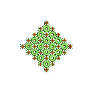 Boho Applique Embroidery Design 30043