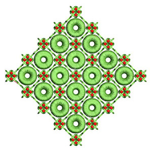 Boho Applique Embroidery Design 30043