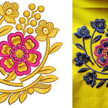 Applique Embroidery Design 30061