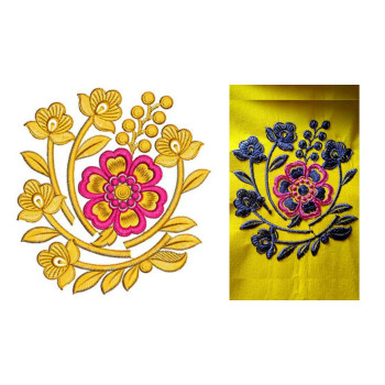 Applique Embroidery Design 30061