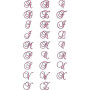 Metal Thread Alphabet 30154 Download | 26 Designs