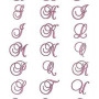 Metal Thread Alphabet 30154 Download | 26 Designs