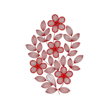 Applique Embroidery Design 30240